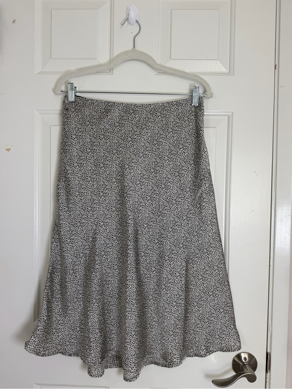 Sienna Sky‎ Black and White Printed A-Line Midi Skirt